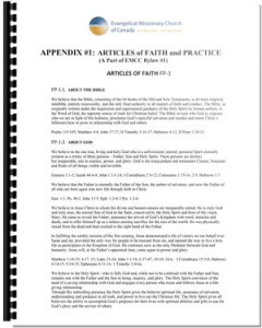 Download "Articles of Faith and Practice"