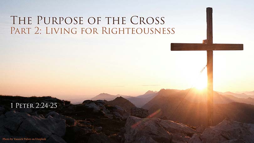 04.06.2025 - The Purpose of the Cross P2 - Living for Righteousness